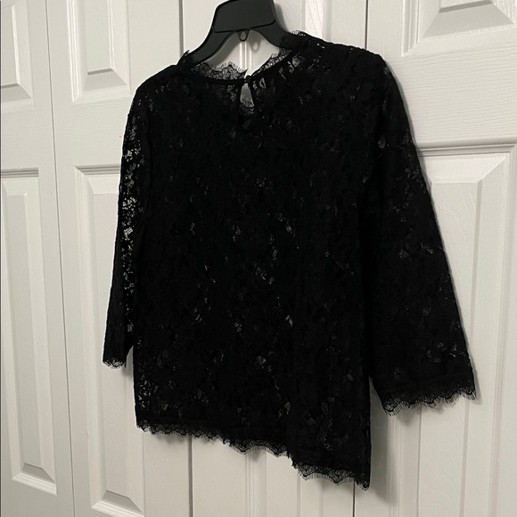Talbots 8P Elegant Black Lace Women's Top - Picture 6 of 6